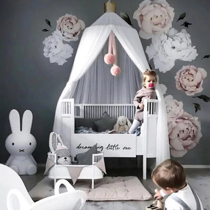 Baby Room Decor Baby Bed Mosquito Net Crib Net Hanging Decoration Garland Ball for Wedding Party Children's Room Accessories