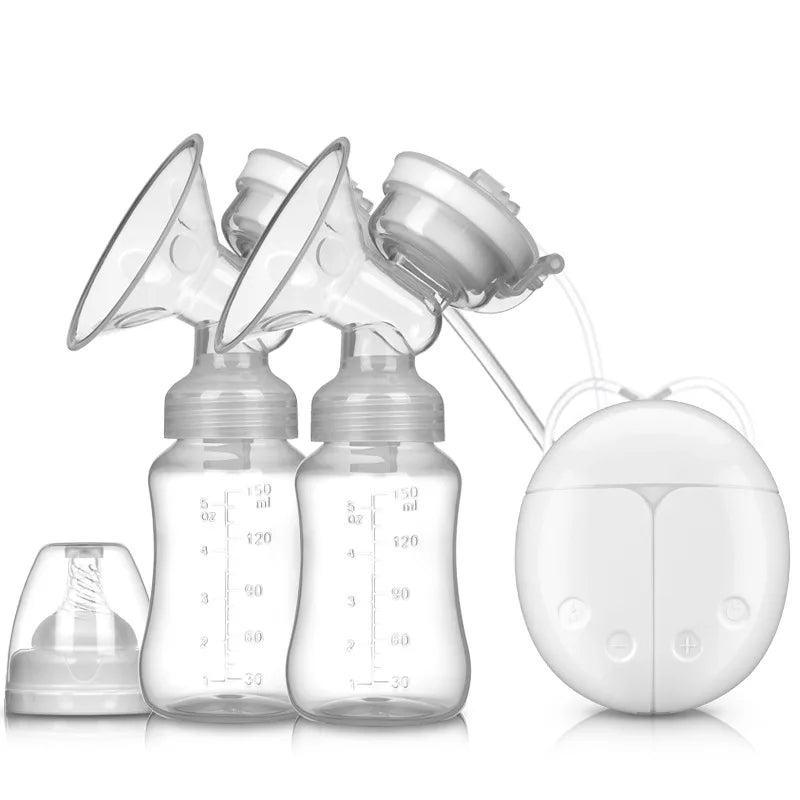 Milchpumpe Bilaterale Milchpumpe Babyflasche Postnatale Versorgung Elektrische Milchabsaugung Milchpumpen USB-betriebenes Baby-Stillen