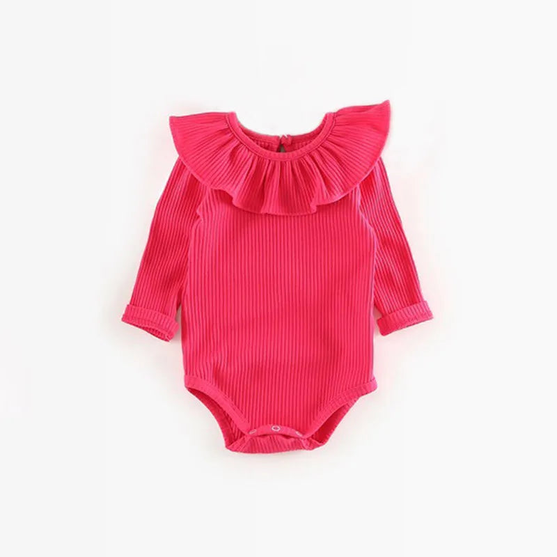 Fashion Baby Girl Rompers Newborn Baby Clothes Long Sleeves Knitted Girls One-Pieces Summer Baby Girl Outfit Jumpsuit For 0-2Y