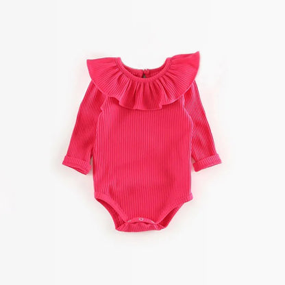 Fashion Baby Girl Rompers Newborn Baby Clothes Long Sleeves Knitted Girls One-Pieces Summer Baby Girl Outfit Jumpsuit For 0-2Y