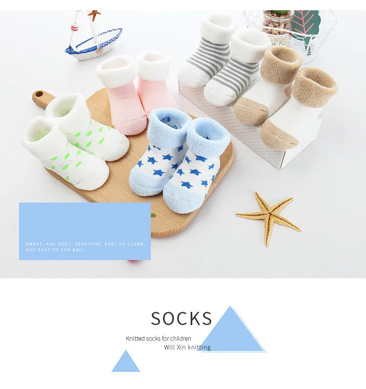 5 Paare/los 0 zu 24M Neugeborenen Baby Terry Socken 2020 Neue Ankunft Winter Warme Socken Für Kleinkinder Mädchen jungen Dicke Socke Für Kleinkind