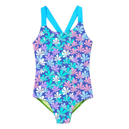 Kids Girls Lovely Mermaid Swimsuit Summer One Piece Swiming Suit Children Swimwear Beachwear Toddler Girls Princess Bikini