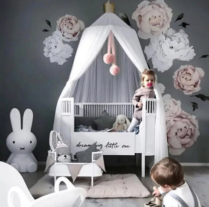 Baby Room Decor Baby Bed Mosquito Net Crib Net Hanging Decoration Garland Ball for Wedding Party Children's Room Accessories