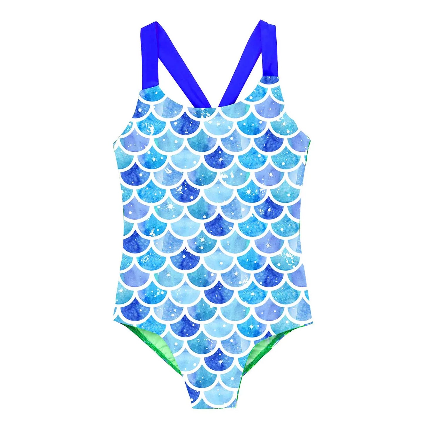 Kids Girls Lovely Mermaid Swimsuit Summer One Piece Swiming Suit Children Swimwear Beachwear Toddler Girls Princess Bikini