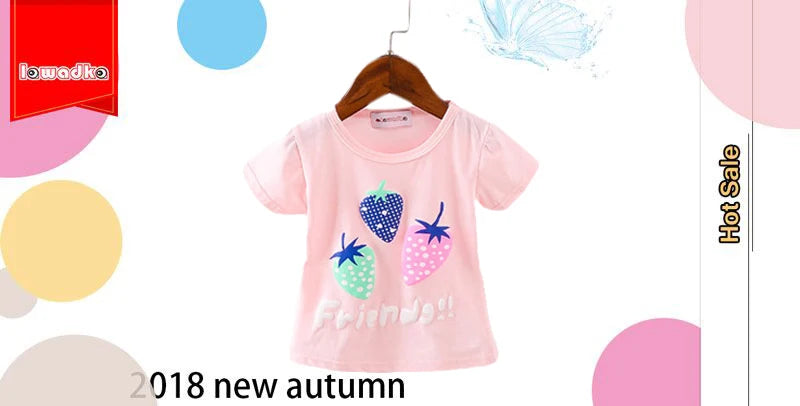 Sport Baby Girls Boys t-shirt Short Sleeve Bicycle Pattern t-shirts for boys Cotton Children Clothes Summer