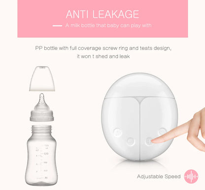 Breast Pump Bilateral Milk Pump Baby Bottle Postnatal Supplies Electric Milk Extractor Breast Pumps USB Powered Baby Breast Feed