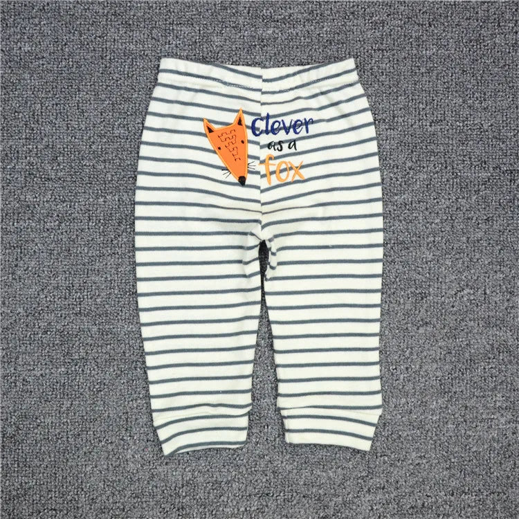 Wholesale 3/6pcs/Lot Baby Pants  Cotton Autumn Leggings for boys girls Mid Full Length Baby Trousers