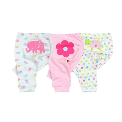 Wholesale 3/6pcs/Lot Baby Pants  Cotton Autumn Leggings for boys girls Mid Full Length Baby Trousers