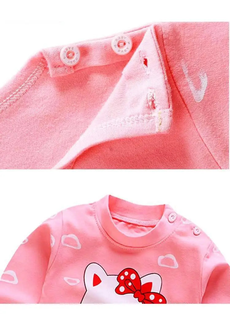 0-4 Age Kids Wear Autumn Baby Long Sleeve Suits Girl Clothes 2021 Print Cartoon Baby Boys Outfits Autumn Winter Baby Pajamas Set