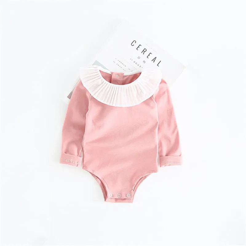 Fashion Baby Girl Rompers Newborn Baby Clothes Long Sleeves Knitted Girls One-Pieces Summer Baby Girl Outfit Jumpsuit For 0-2Y