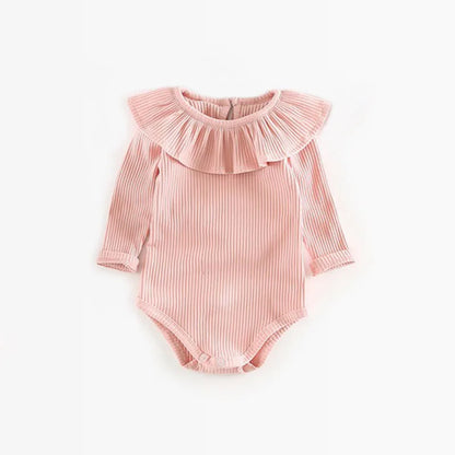 Fashion Baby Girl Rompers Newborn Baby Clothes Long Sleeves Knitted Girls One-Pieces Summer Baby Girl Outfit Jumpsuit For 0-2Y