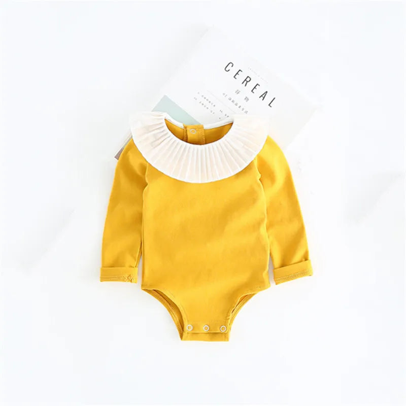 Fashion Baby Girl Rompers Newborn Baby Clothes Long Sleeves Knitted Girls One-Pieces Summer Baby Girl Outfit Jumpsuit For 0-2Y