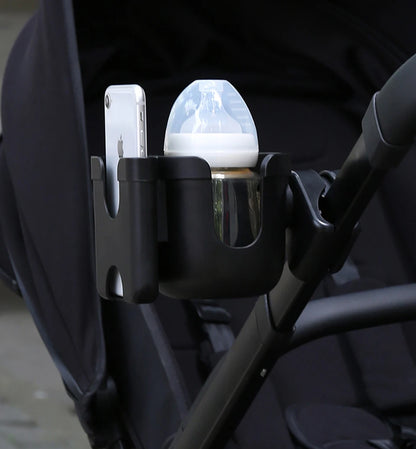 Getränkehalter für Kinderwagen, Telefonhalter, Milchflaschenhalterung für Ausflüge, Anti-Rutsch-Design, universelles Kinderwagen-Zubehör