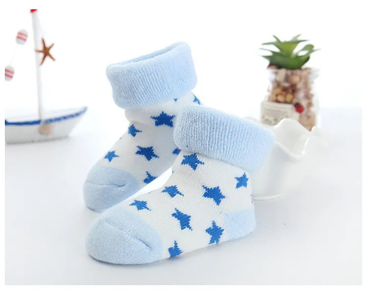 5 Paare/los 0 zu 24M Neugeborenen Baby Terry Socken 2020 Neue Ankunft Winter Warme Socken Für Kleinkinder Mädchen jungen Dicke Socke Für Kleinkind