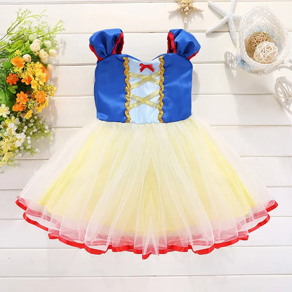 Mini Mouse Baby Girl Dresses 2-6 Yrs Cosplay Princess Costume for Girls Kids Birthday Christmas Party Polka-Dot Dresses Clothing