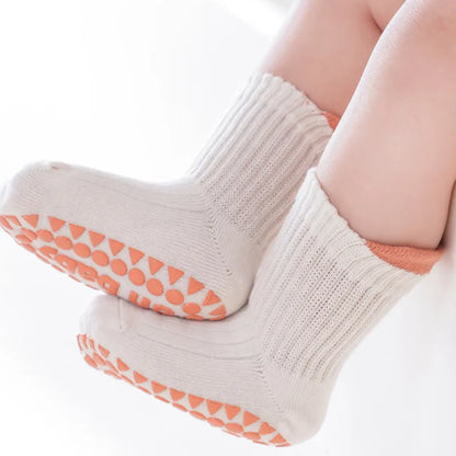 Lawadka 3 Paare/los Baumwolle kinder Socken Für Mädchen Jungen Solide Kinder Junge Mädchen Socken Nicht-slip 0-5T Casual Baby Kleinkind Socke 2024