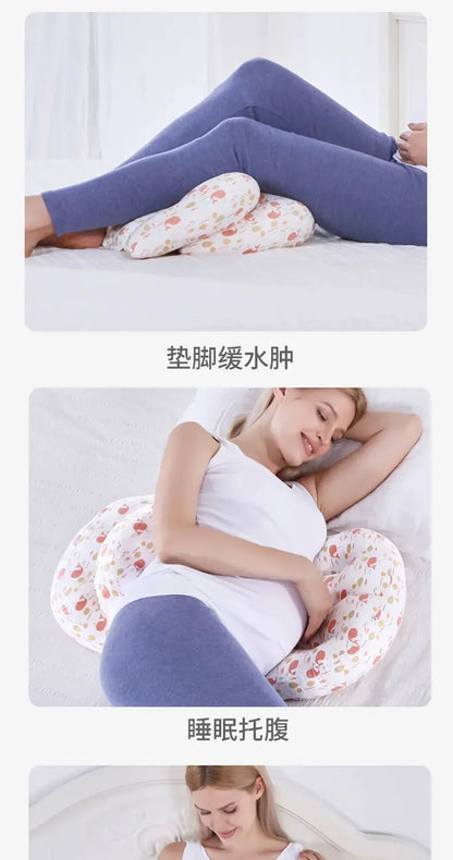 Cotton Waist Maternity Pillow For Pregnant Women Pregnancy Pillow U Full Body Pillows To Sleep Pregnancy Cushion Pad Products