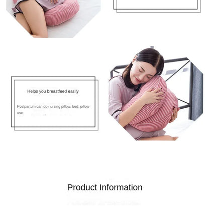 Multi-function U Shape Pregnant Women Sleeping Support Pillow Bamboo Fiber Cotton Side Sleepers Pregnancy Body Pillows For Mater