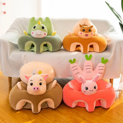 Baby Sofa Baby Seat Sofa Frame Cotton Feeding Chair Baby Seats Nest Puff Washable No Filler Cradle Sofa Chair