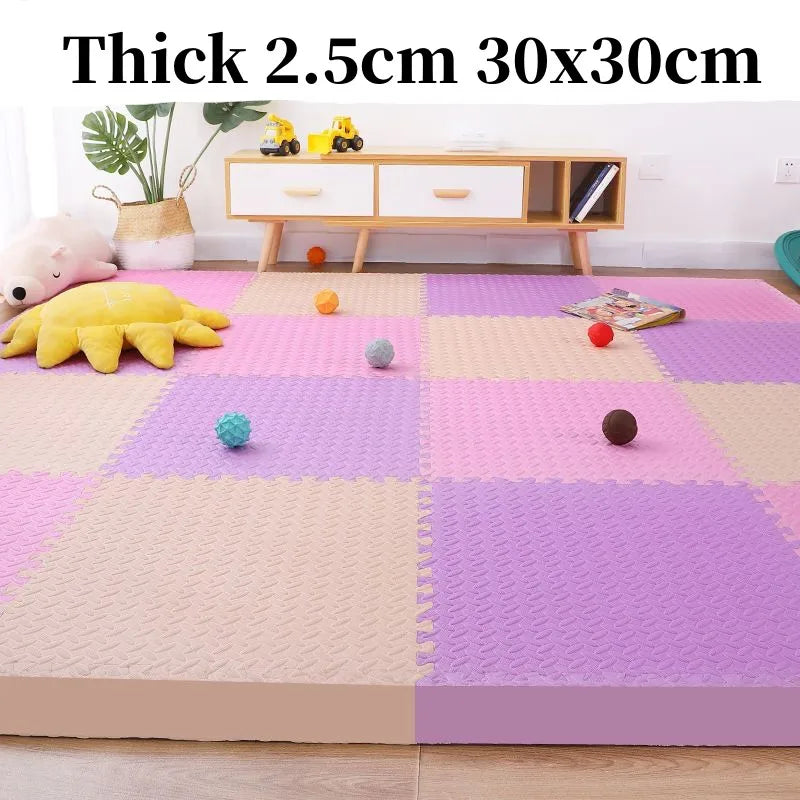 8 STÜCKE Tatame Gyms &amp; Spielmatten Baby Bodenmatte Boden Lärm Tatamis für Babys Schalldämmende Matte Puzzlematte Baby Spielen Gym Matte