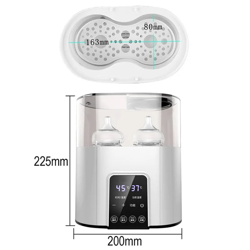 Multi-function Baby Nursing Bottle Heater Sterilizer Fast Breast Milk Bottle Warmer with Accurate Temperature Control