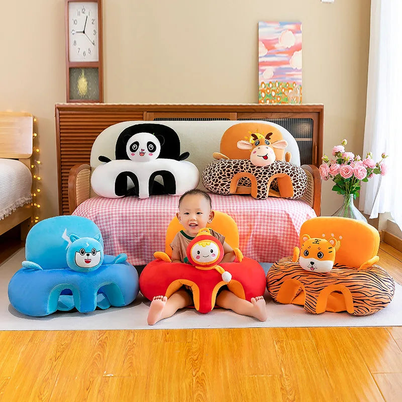 Baby Sofa Baby Seat Sofa Frame Cotton Feeding Chair Baby Seats Nest Puff Washable No Filler Cradle Sofa Chair