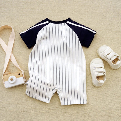 3-18M Summer Clothes for Baby girls Short Sleeve toddlers cute cotton rompers baby boy clothing print boutique clothes onesie