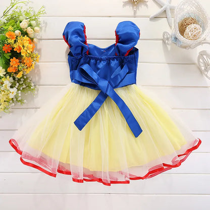 Mini Mouse Baby Girl Dresses 2-6 Yrs Cosplay Princess Costume for Girls Kids Birthday Christmas Party Polka-Dot Dresses Clothing