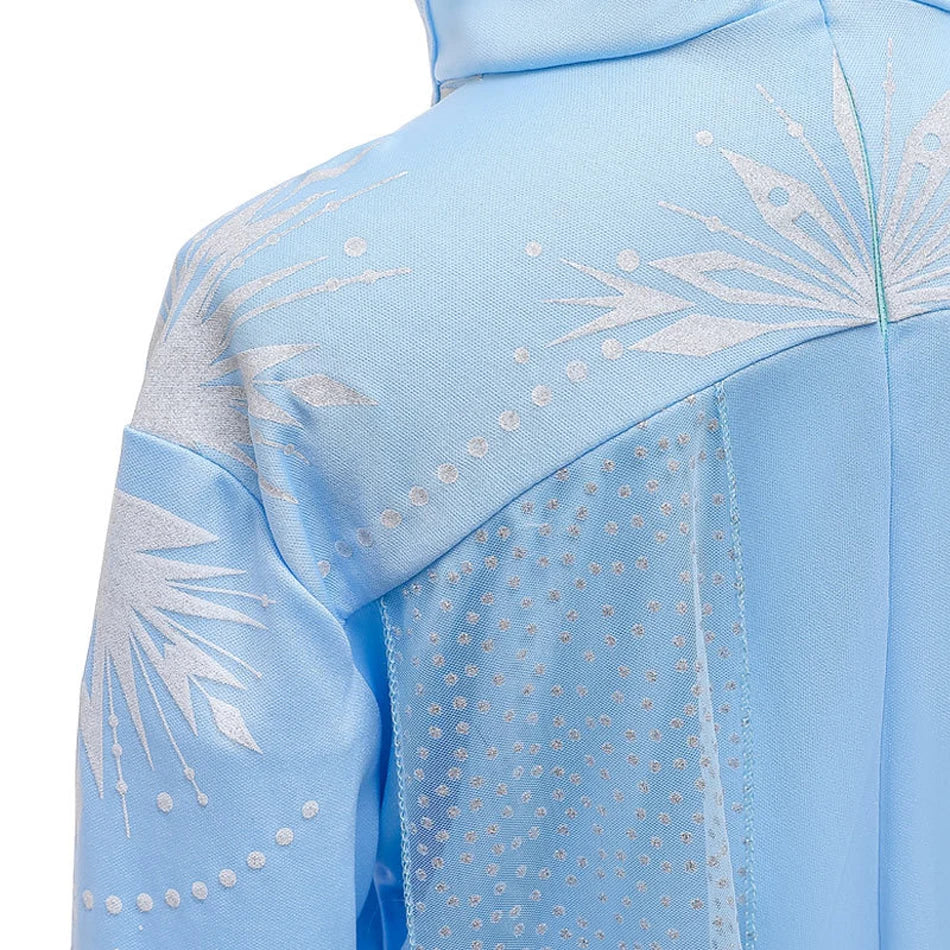 Disney Frozen Mädchen Kleid Elsa 2 Prinzessin Cosplay Kostüm Kind Phantasie Kinder Kleider Vestidos Schneekönigin