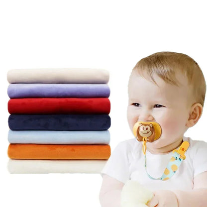 70*100cm Newborn Baby Swaddle Blanket Muslin Solid Color Cute Soft Printed Baby Wrap Quick Drying Baby Bath Towel for Boys