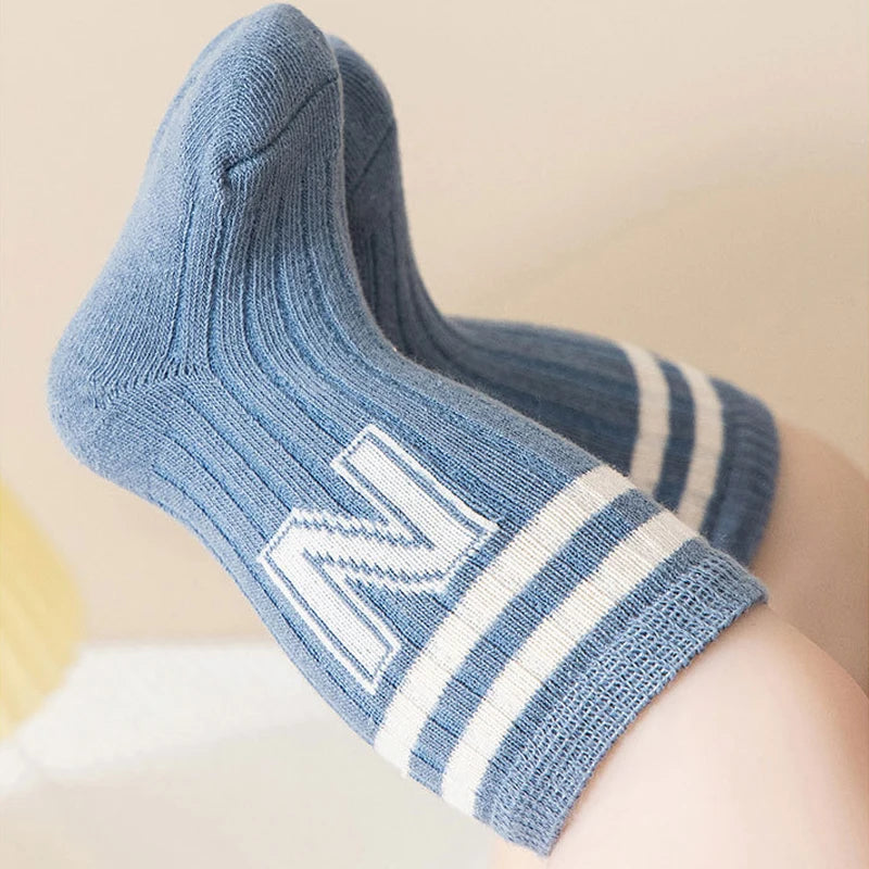 Socken für Neugeborene, Baby-Mather-Kindersocken, süße Mädchen-Jungen-Babysocken, Kleinkinder, Socken, Kinder, Bodensocken aus Baumwolle, Baby-Accessoires