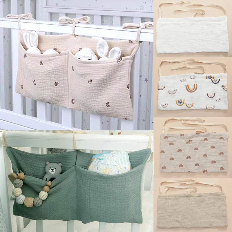 1 stück Tragbare Babybett Aufbewahrungstasche Multifunktionale Neugeborenen Bett Kopfteil Organizer Für Kinder Baby Bettwäsche Wickeltasche