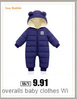 Neugeborenen Warme Baby mantel Winter Mit Kapuze Strampler Dicken Overall Overalls Schneeanzug Kinder Jungen Kleidung kinder kleidung DropShipping