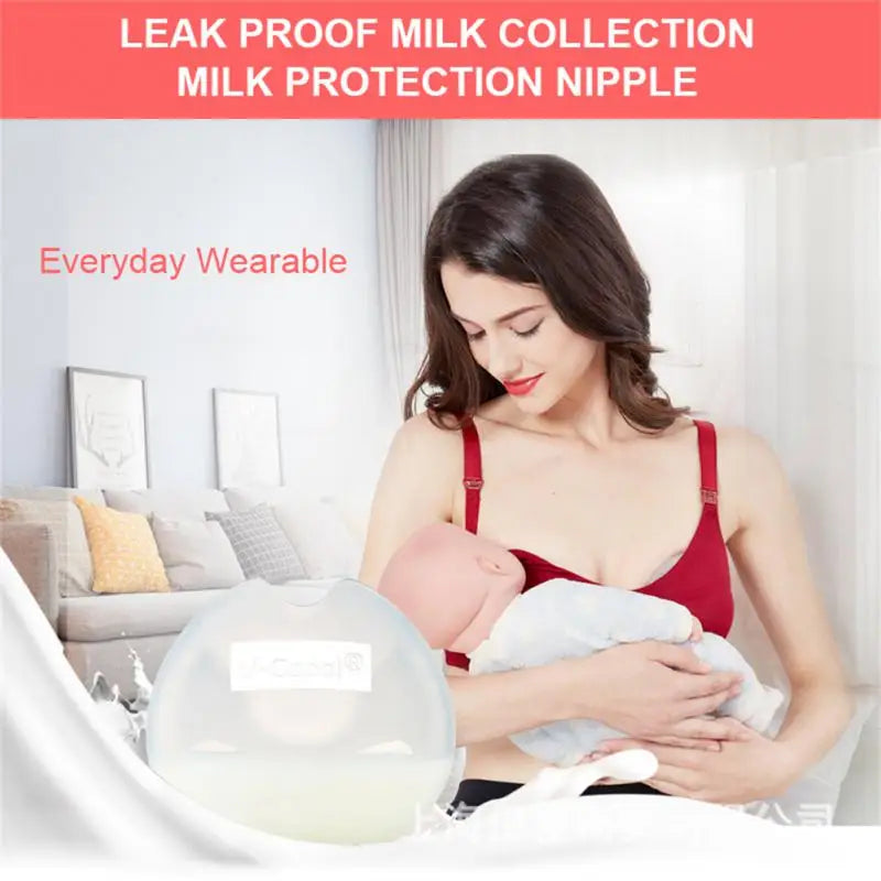 Portable Breast Milk Collector Leakage Prevention And Overflow Prevention Baby Feeding Milk Protect Nipples Collect Breastmilk