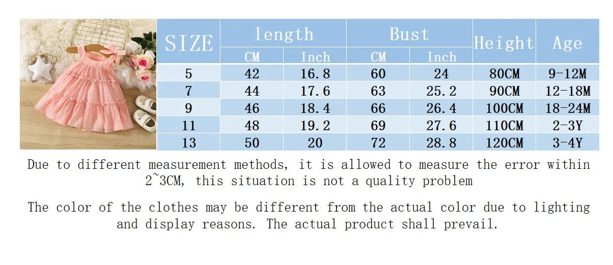 (0-3 Years Old) Summer Baby Girl Cotton Solid Color Suspender Thousand Layer Dress Girl Hanging Neck Princess Dress