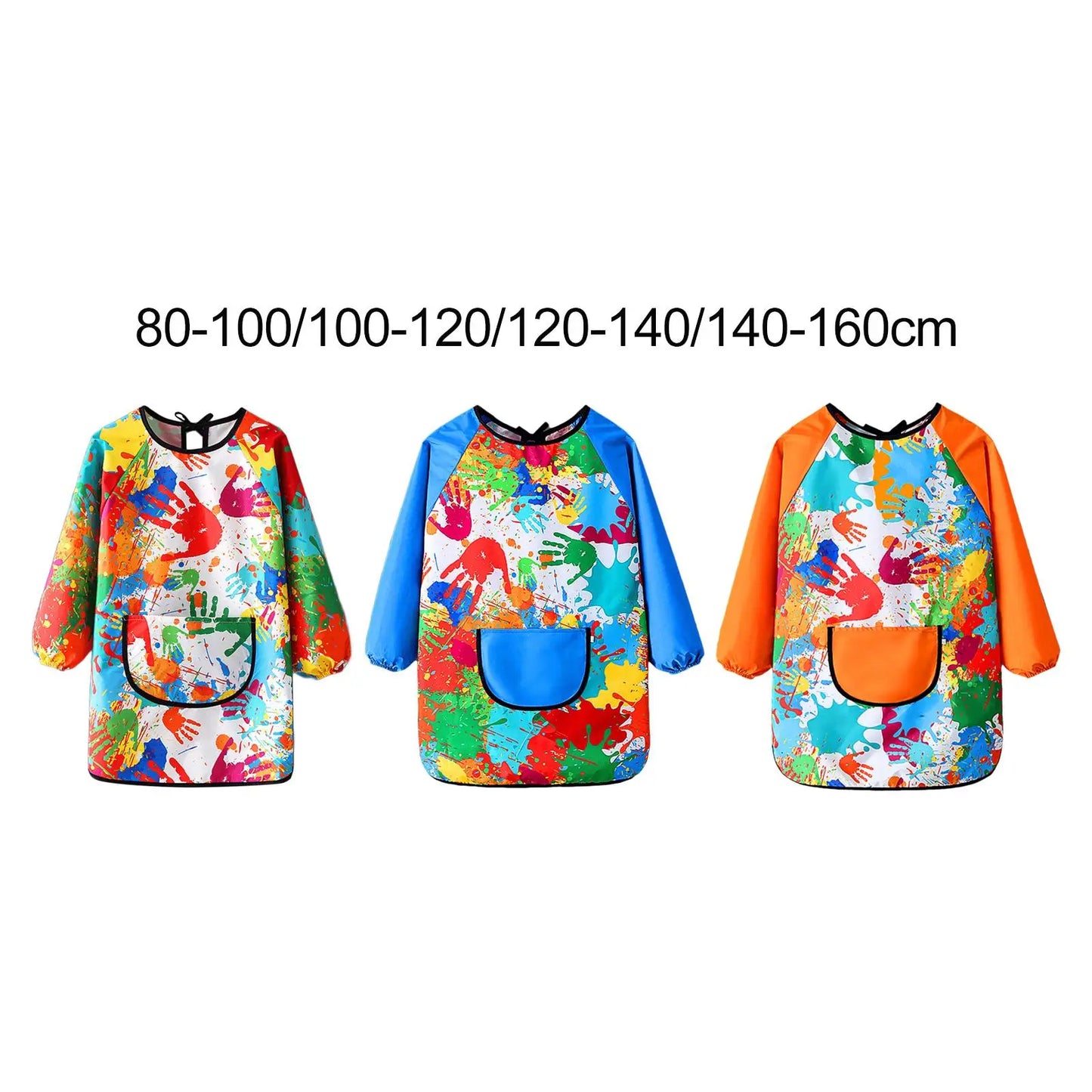 Kids Art Smock Kindergarten Soft with Pocket Practical Paint Apron Paint Smock