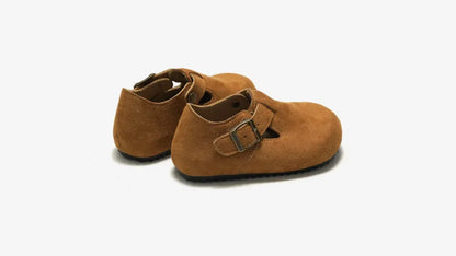 RUIZUSTOCK Fleece-Clogs für Kinder, elastische Baby-Plüsch-Hausschuhe für Jungen und Mädchen, Lauflernschuhe, warme Winter-Freizeitschuhe mit weicher Sohle