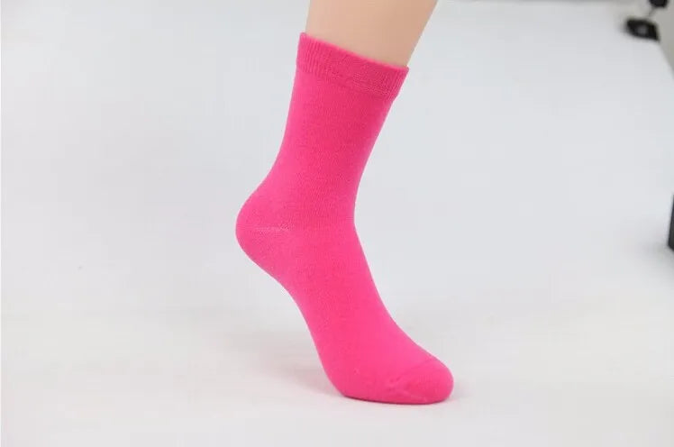 20 stück = 10 Paar Kinder Socken Frühling &amp; Herbst Baumwolle Hohe Qualität Candy Farben Mädchen Socken Mit Jungen Socken 1-9 jahre Kinder Socken