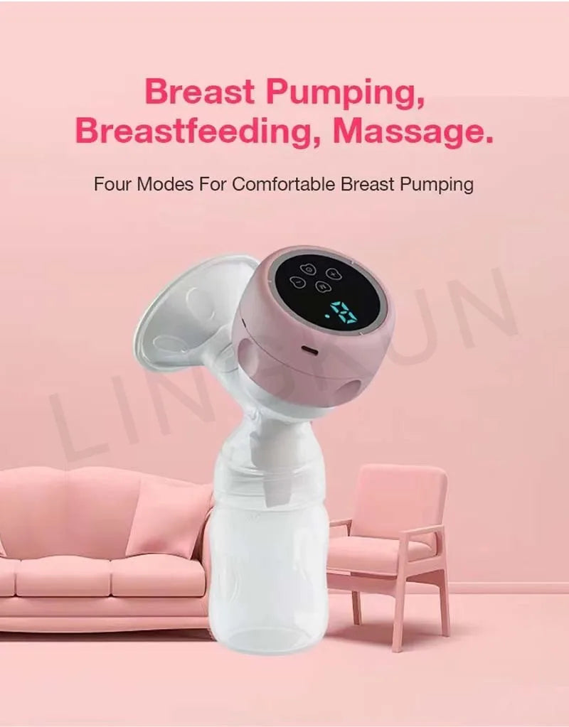 Automatic Electric Breast Pump Rechargable Portable Breast Pump Silent Powerful Suction Fortable Painless and Silent Breast