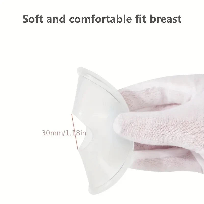 Wearable silicone breast milk collection case, convenient to use, avoiding awkward wet clothes during lactation,BPA FREE