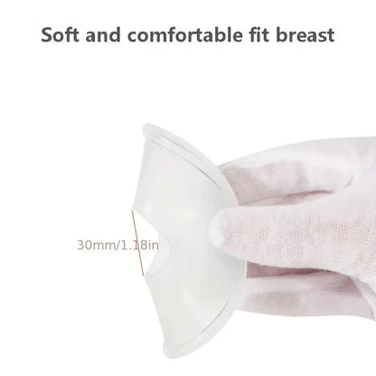 Wearable silicone breast milk collection case, convenient to use, avoiding awkward wet clothes during lactation,BPA FREE