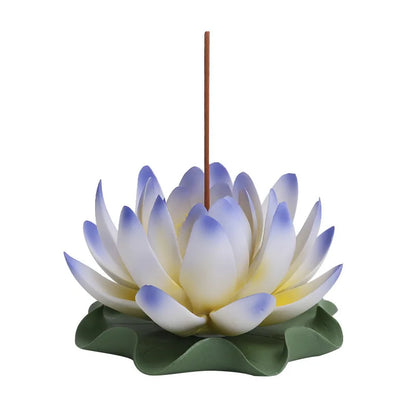 Zen Ceramic Censer Handicrafts Home Ornaments Water Lily Incense Burner Lotus Incense Stick Holder