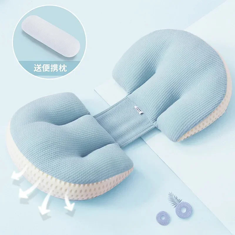 Pregnant Women Lumbar Pillow Four Seasons Universal Waist Support and Protection Side Sleep U-shaped Cushion Pregnancy Pillow