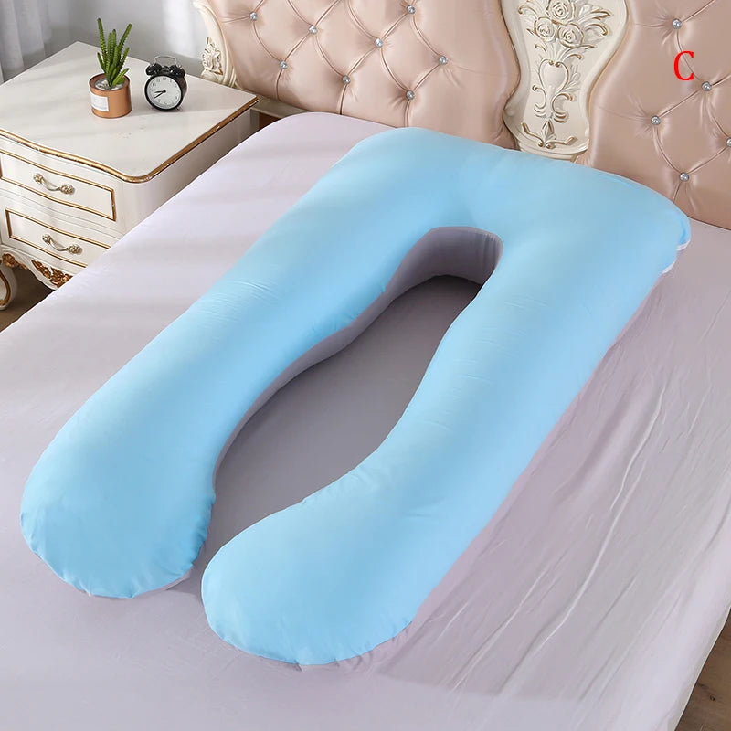 Washable Pillow Cover for Full Body Maternity Pregnancy U Shape Pillow