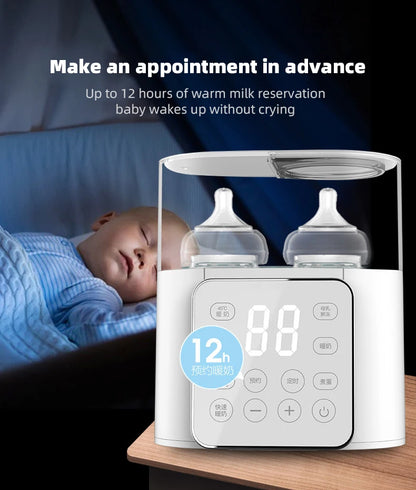 Baby Feeding Bottle Warmer Multi Function Fast Baby Food Heater Baby Milk Warmer Steriliser with Accurate Temp Control