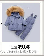 winter snow overalls baby wear clothing clothes snowsuit duck down jacket for kids girl coat Park infant overcoat boy jumpsuit