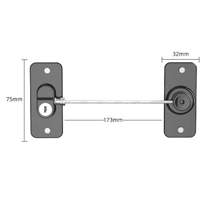 Home Window Lock Door Security Protection Password Key Baby Safety Cabinet Refrigerator Drawer Locks Child Kids Baby Care