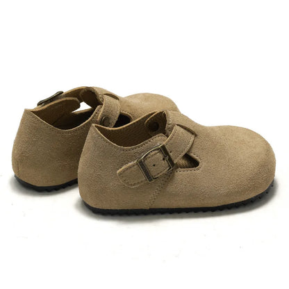 RUIZUSTOCK Fleece-Clogs für Kinder, elastische Baby-Plüsch-Hausschuhe für Jungen und Mädchen, Lauflernschuhe, warme Winter-Freizeitschuhe mit weicher Sohle