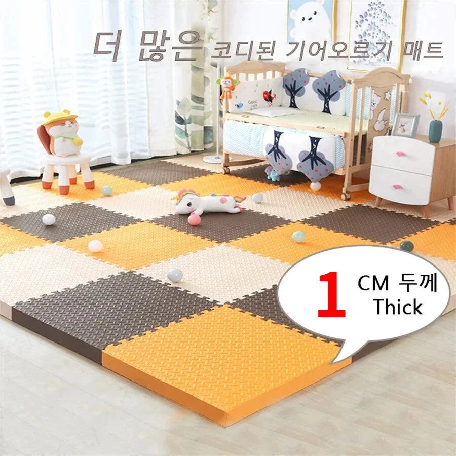 30×30CM Anti-Slip Baby Puzzle Floor Mat EVA Foam Baby Blanket Protection Mat Playing Activity Room Game Mat Carpet for Children