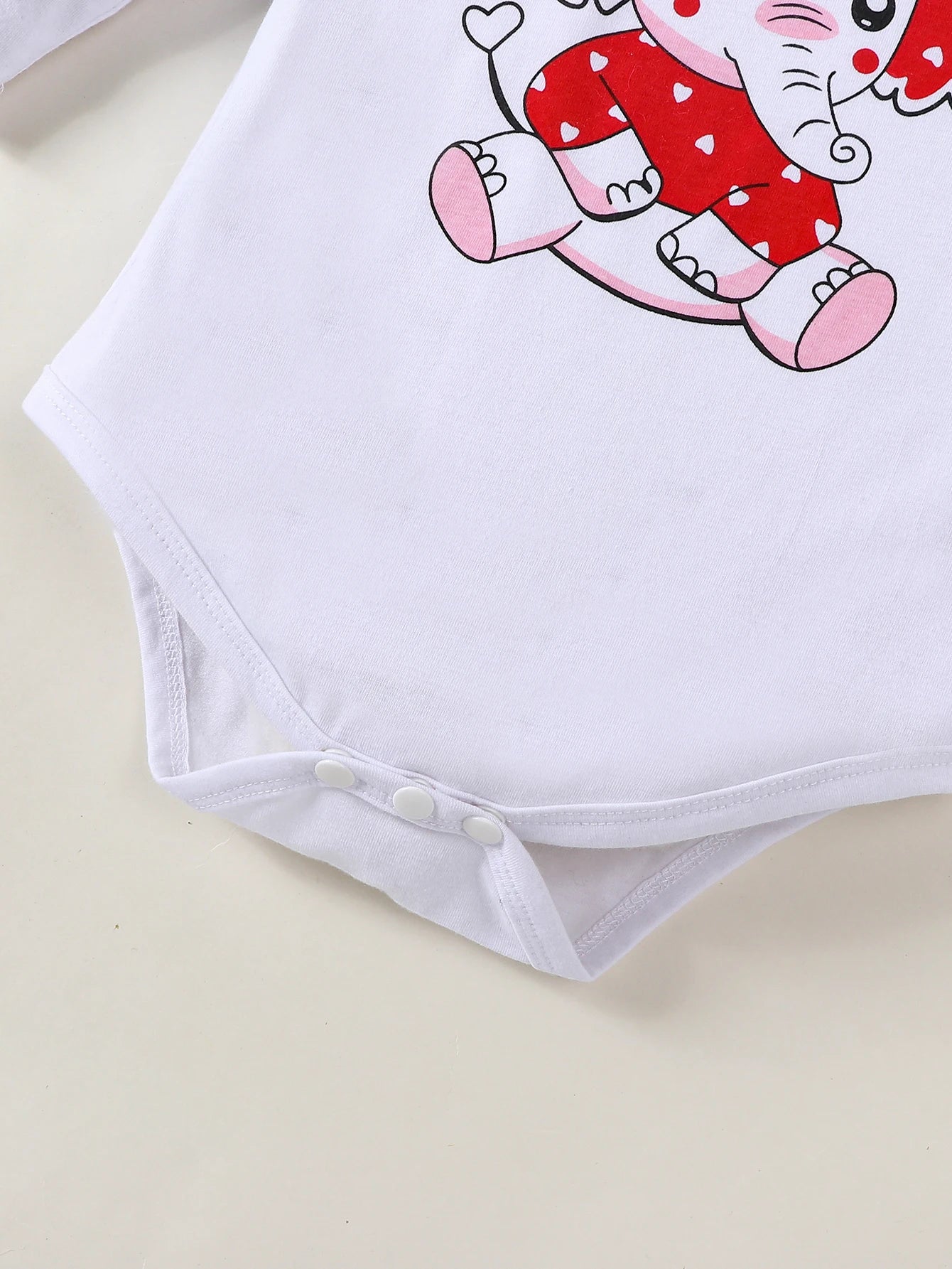 Baby Spring&Autumn Clothing Newborn Infant Baby Girl Clothes Elephant Printed Long Sleeve Jumpsuit+Pant Headband 3Pcs Outfits